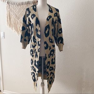 Leopard Print Cardigan